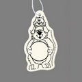 Paper Air Freshener Tag W/ Tab - Dog & Cat